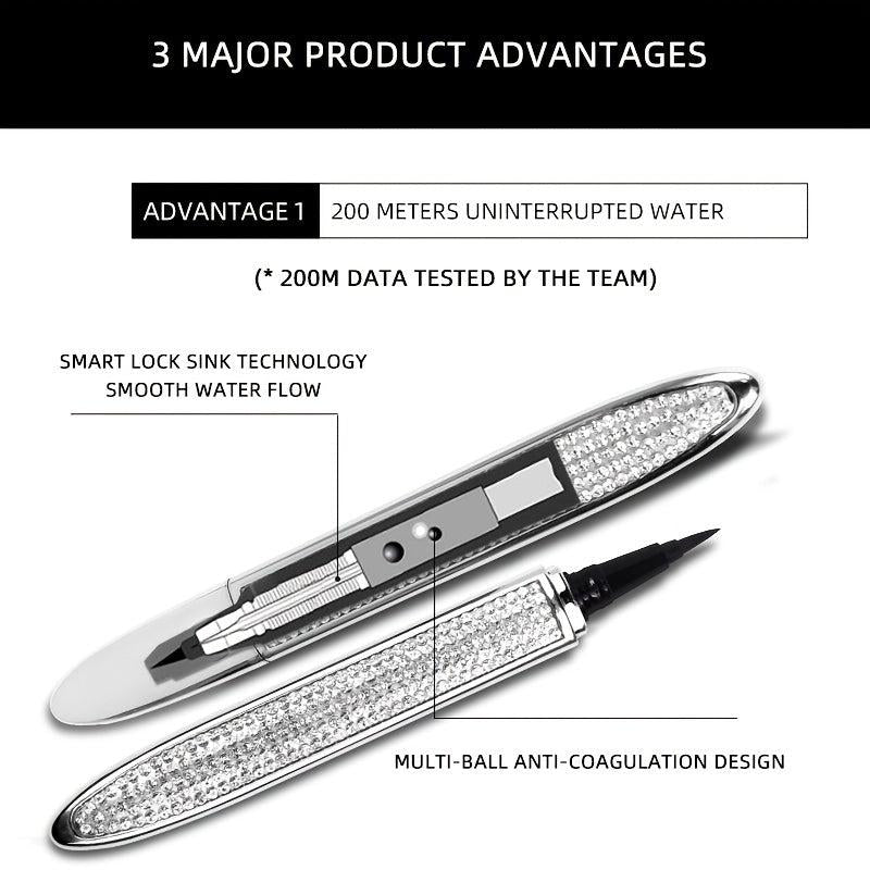 2 in 1 Self-Adhesive Diamond Eyeliner Long-Lasting & Waterproof