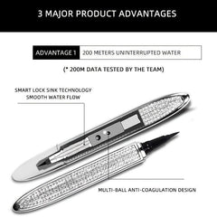2 in 1 Self-Adhesive Diamond Eyeliner Long-Lasting & Waterproof