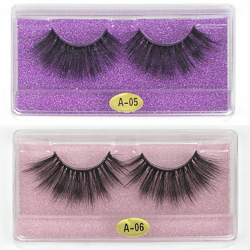 Mixed False Eyelash Set 20 Pairs 6d Mink Eyelashes Bulk