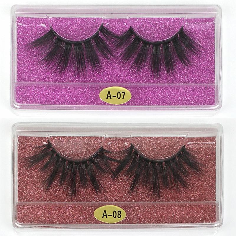 Mixed False Eyelash Set 20 Pairs 6d Mink Eyelashes Bulk