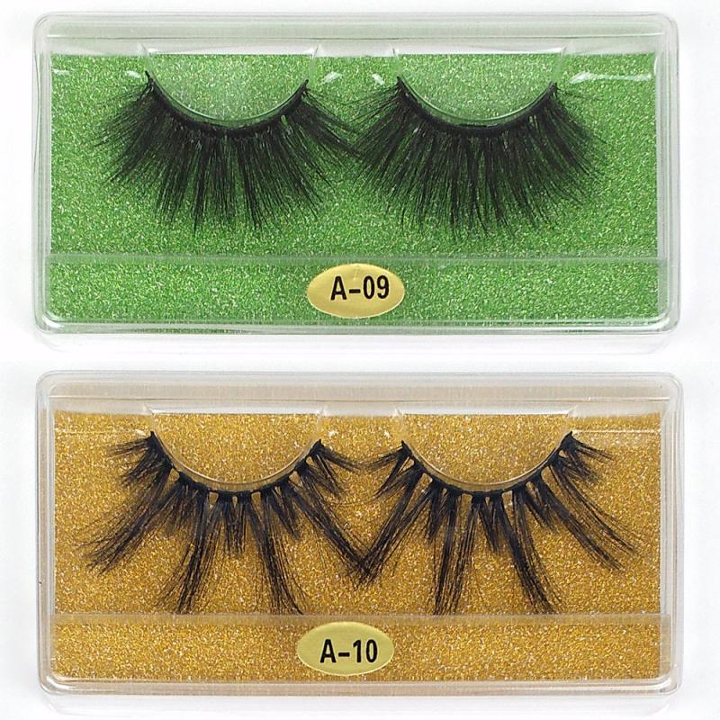 Mixed False Eyelash Set 20 Pairs 6d Mink Eyelashes Bulk