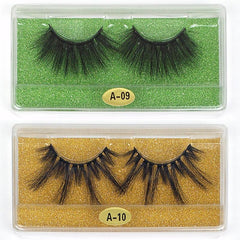 Mixed False Eyelash Set 20 Pairs 6d Mink Eyelashes Bulk