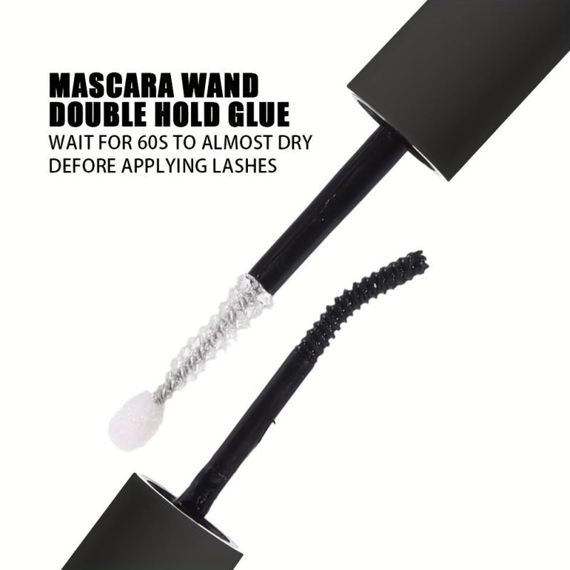 Double Headed Eyelash Glue Mascara Seal Clear Coating