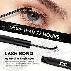 Double Headed Eyelash Glue Mascara Seal Clear Coating