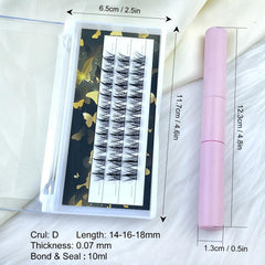 11 18mm Eyelash Extensions Kit with DIY Glue
