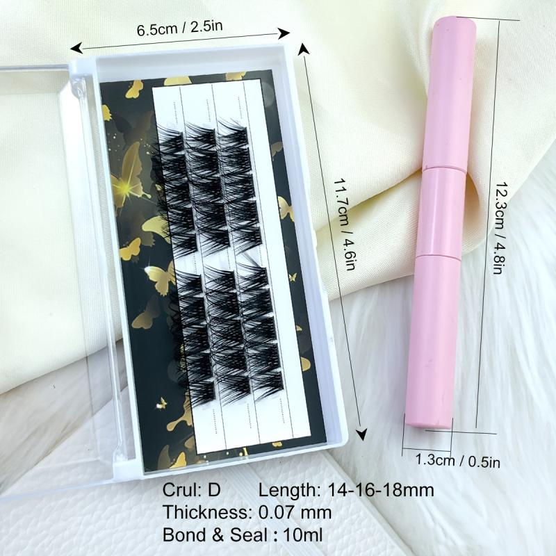 11 18mm Eyelash Extensions Kit with DIY Glue