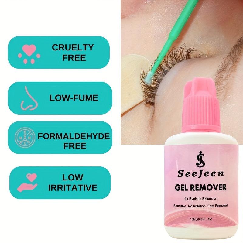 Gentle Gel Remover For Eyelash Extension Glue 15ml