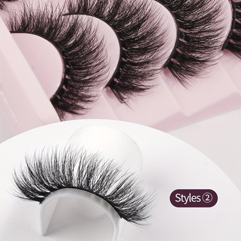 10 Pairs Mixed Style Fluffy False Eyelashes 2 Boxes