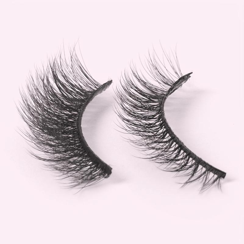 20 Pairs False Eyelashes Natural Thick Wispy Lashes Daily Dating Makeup