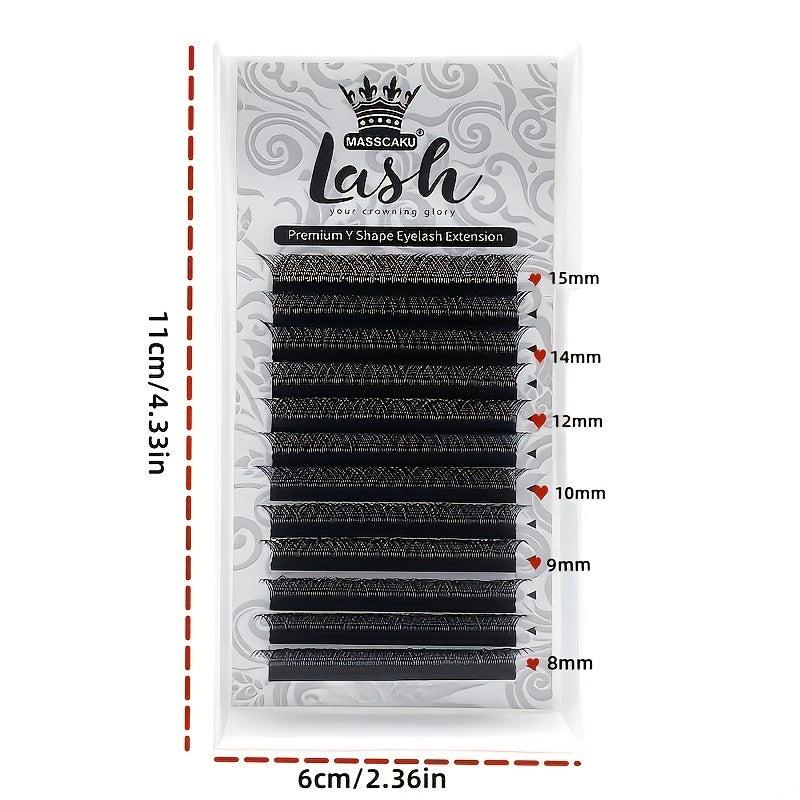 Y Shape Eyelash Extension Soft Mixed DIY False Lashes 0 07D 8 15mm
