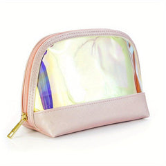 Waterproof Holographic Makeup Bag with Zipper