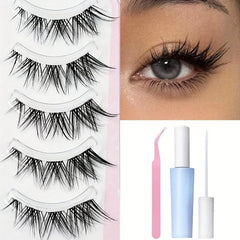 Charming Fox Style False Eyelashes Smoky Makeup Elongated Eye End