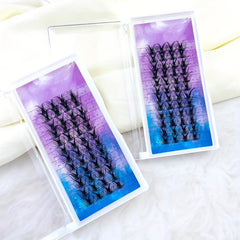 DIY Eyelashes Extension Kit Clusters with Lash Bond and Seal Mascara