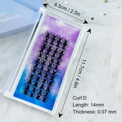 DIY Eyelashes Extension Kit Clusters with Lash Bond and Seal Mascara