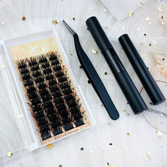 DIY Lash Extension Kit with Strong Bond, Seal, Applicator