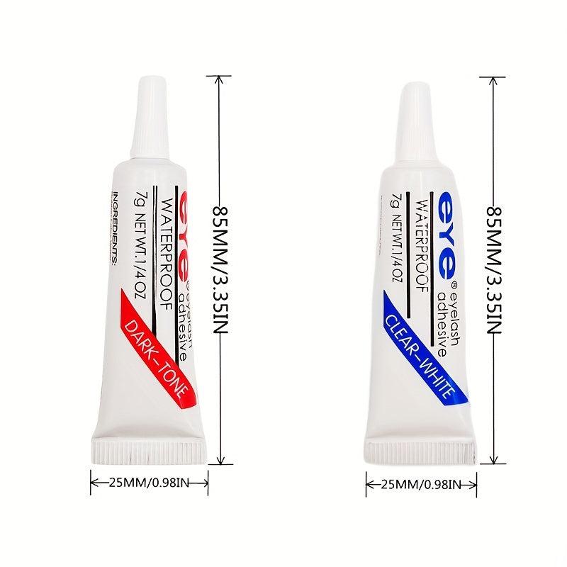 2pcs Quick Dry Eyelash Glue Waterproof Adhesive