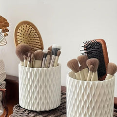 Rotatable Makeup Brush Organizer Lipstick Storage Cup