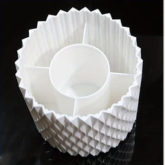 Rotatable Makeup Brush Organizer Lipstick Storage Cup