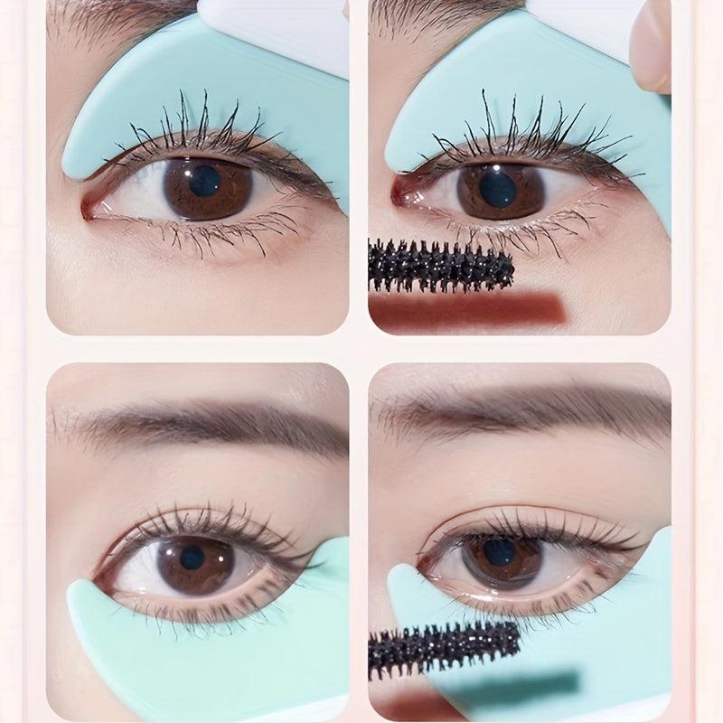 2Pcs Silicone Eyeliner Stencils Reusable Mascara Shield Guard