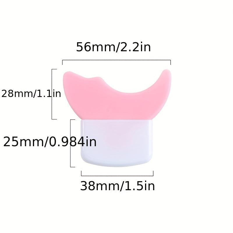 2Pcs Silicone Eyeliner Stencils Reusable Mascara Shield Guard