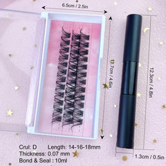 DIY Eyelash Extensions Kit with Glue & Adhesives