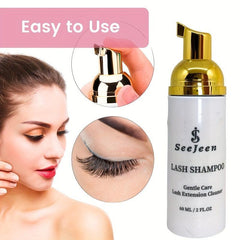 Eyelash Extension Shampoo 60ml Foaming Cleanser