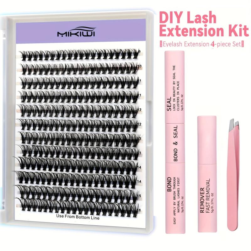 240Pcs Cluster Lashes 10D-40D D Curling Mix 9-16mm Lash Extensions