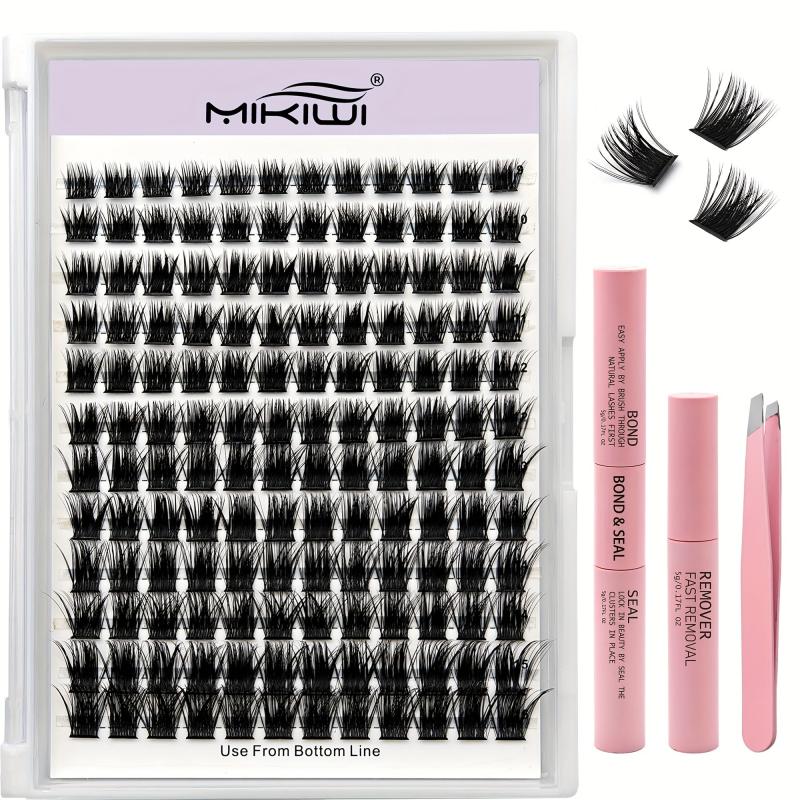 240Pcs Cluster Lashes 10D-40D D Curling Mix 9-16mm Lash Extensions