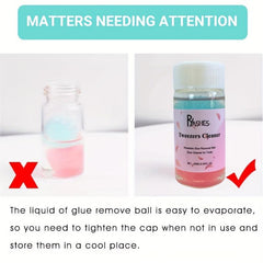 Eyelash Glue Cleaner Tool - Tweezers Cleaner Glue Remover
