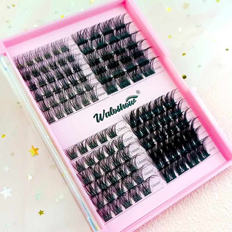 DIY Clusters Extension Kit D Curling 0.07 14mm with Lash Bond and Seal