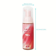 Lash Foam Lash Shampoo 50ml Eyelash Extension Cleanser Foam Lash Bath