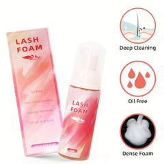Lash Foam Lash Shampoo 50ml Eyelash Extension Cleanser Foam Lash Bath