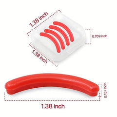 Eyelash Curler Refill Pads Silicone Rubber Replacement Pads with Storage Box