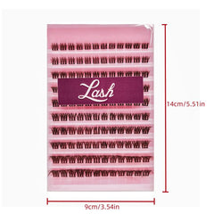 DIY Cluster Lashes 8 16mm Mixed Length Individual Lash Extensions