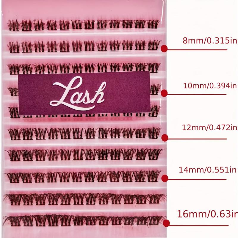 DIY Cluster Lashes 8 16mm Mixed Length Individual Lash Extensions