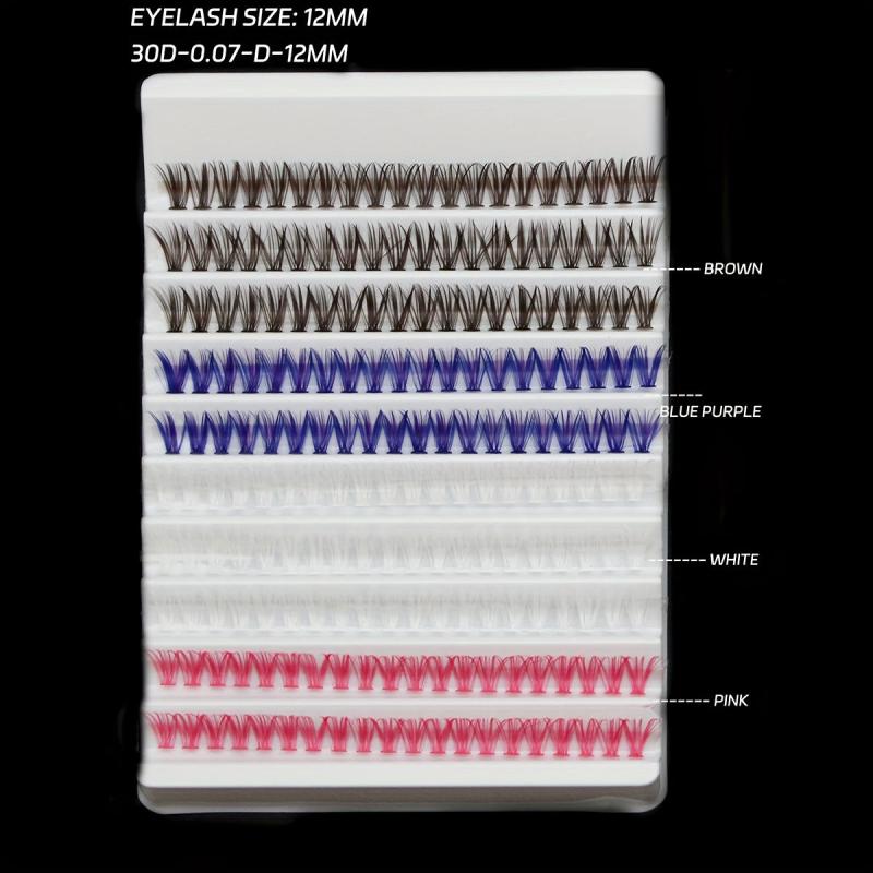 Halloween Colored Lash Extension Kit 200 Pcs