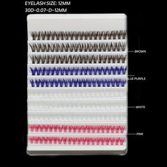 Halloween Colored Lash Extension Kit 200 Pcs