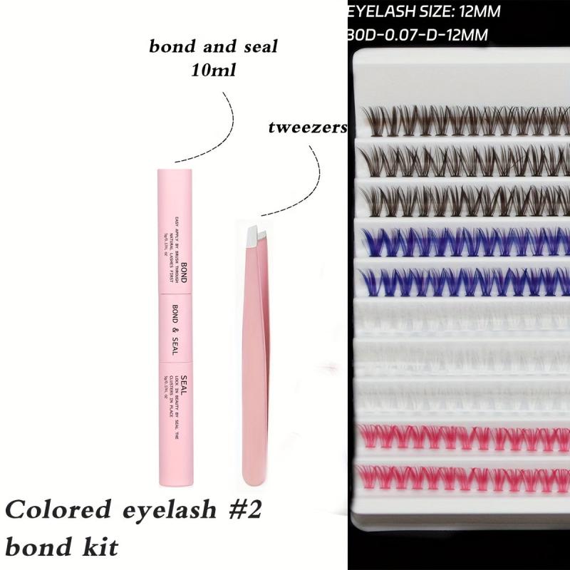 Halloween Colored Lash Extension Kit 200 Pcs