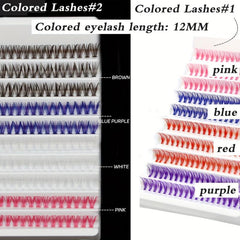 Halloween Colored Lash Extension Kit 200 Pcs
