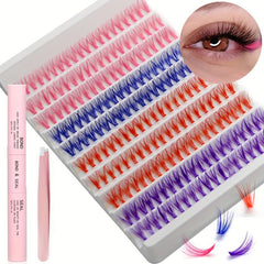 Halloween Colored Lash Extension Kit 200 Pcs