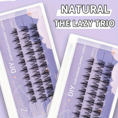 DIY Eyelash Cluster Extension Kit Mixed Faux Mink D Curling Eyelashes