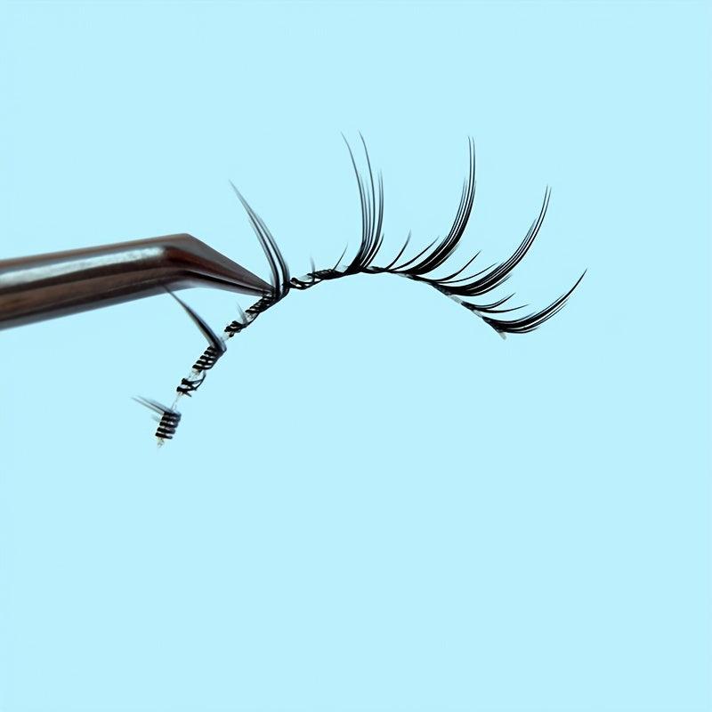 5 Pairs Spiky Crisscross Style Wispy Lashes Cosplay False Eyelashes