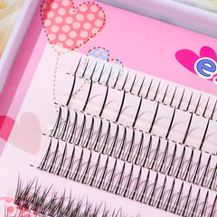 6 Rows Mixed Style DIY Lash Extension At Home Fishtail & A Shape