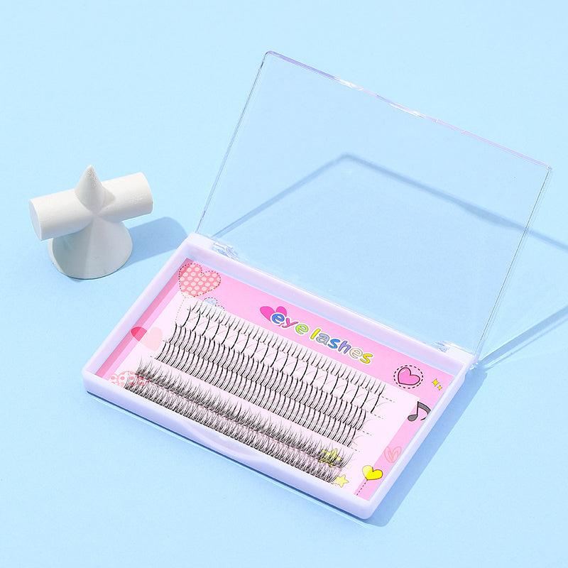 6 Rows Mixed Style DIY Lash Extension At Home Fishtail & A Shape
