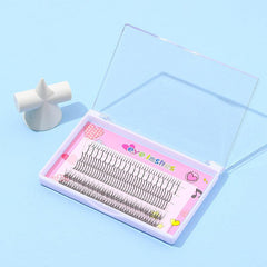 6 Rows Mixed Style DIY Lash Extension At Home Fishtail & A Shape