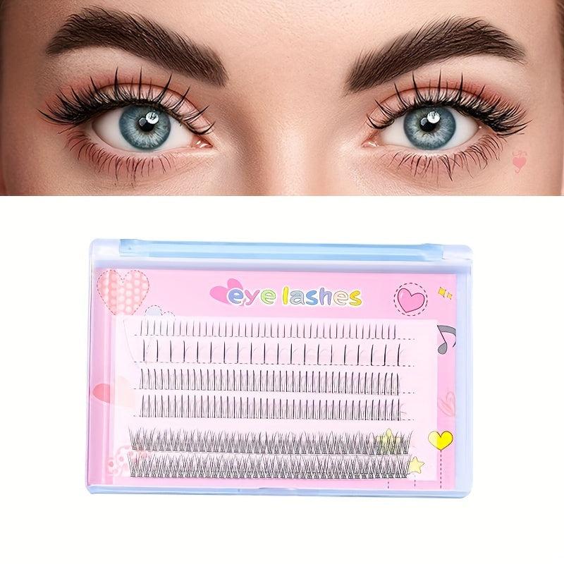 6 Rows Mixed Style DIY Lash Extension At Home Fishtail & A Shape