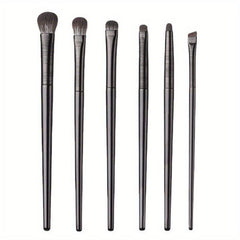 6pcs Eyeshadow Brush Set with Highlighter and Blending Brushes