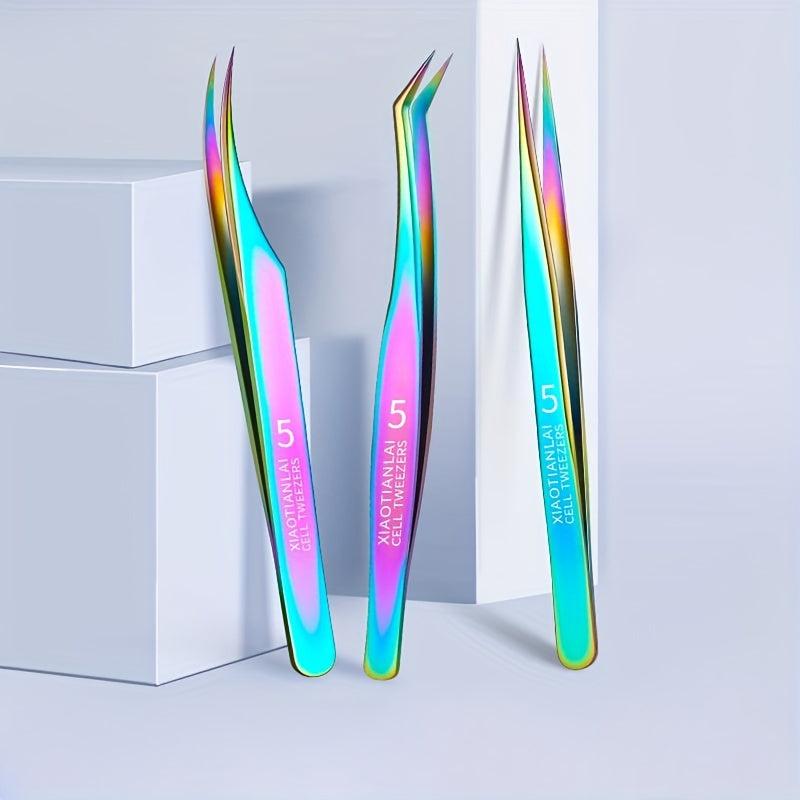 Eyelash Extension Tweezers False Lashes Applicator Tool