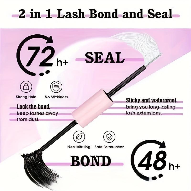 DIY Eyelash Extensions Kit Clusters Lashes with Tweezers & Adhesive