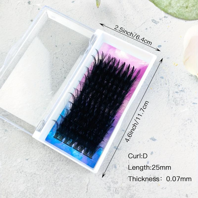 25mm Cluster Lash Extension Kit Strong Bond and Seal DIY Tool